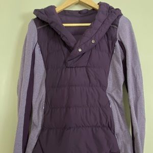Lululemon Purple Down Pullover